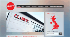 Desktop Screenshot of clarity-copiers.co.uk
