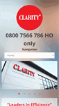 Mobile Screenshot of clarity-copiers.co.uk